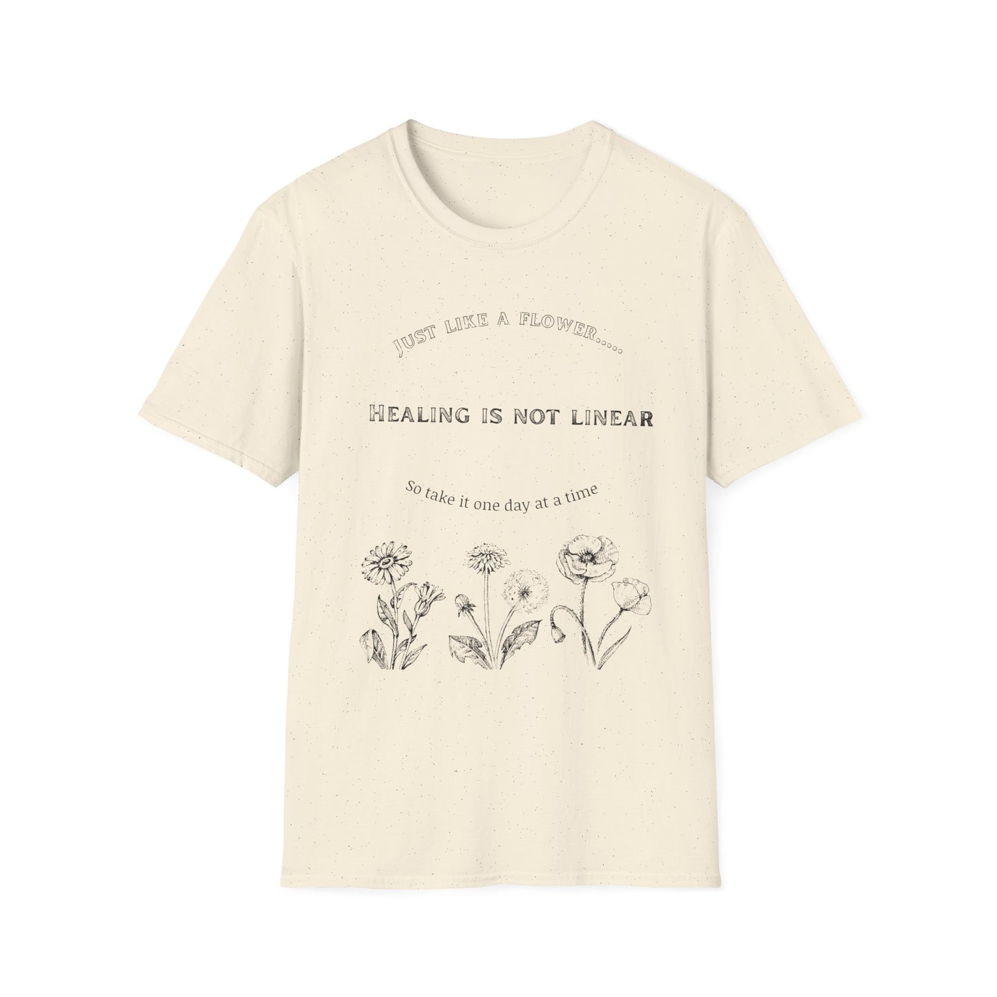 Healing Messages Unisex T-Shirt | Inspirational Apparel for Wellness, Motivational Gift, Self-Care Wear, Mindfulness Fashion