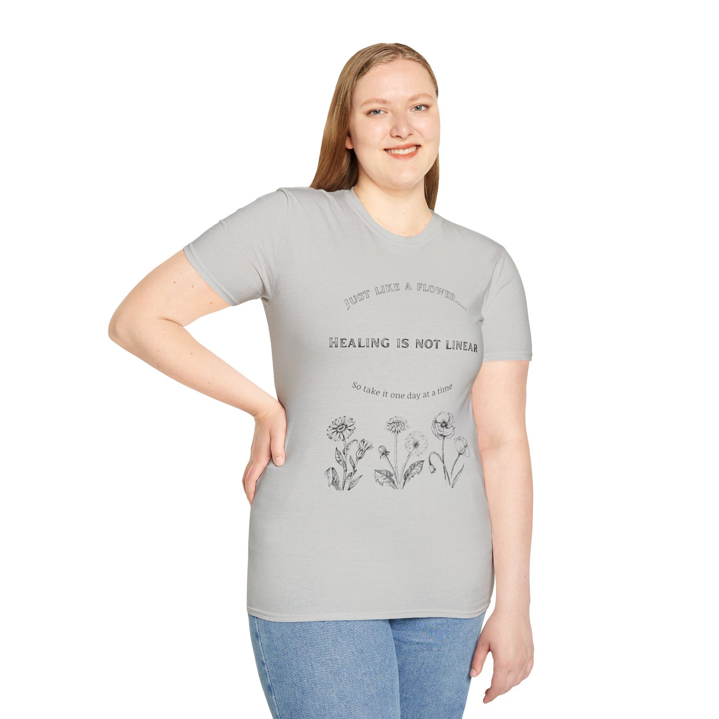 Healing Messages Unisex T-Shirt | Inspirational Apparel for Wellness, Motivational Gift, Self-Care Wear, Mindfulness Fashion