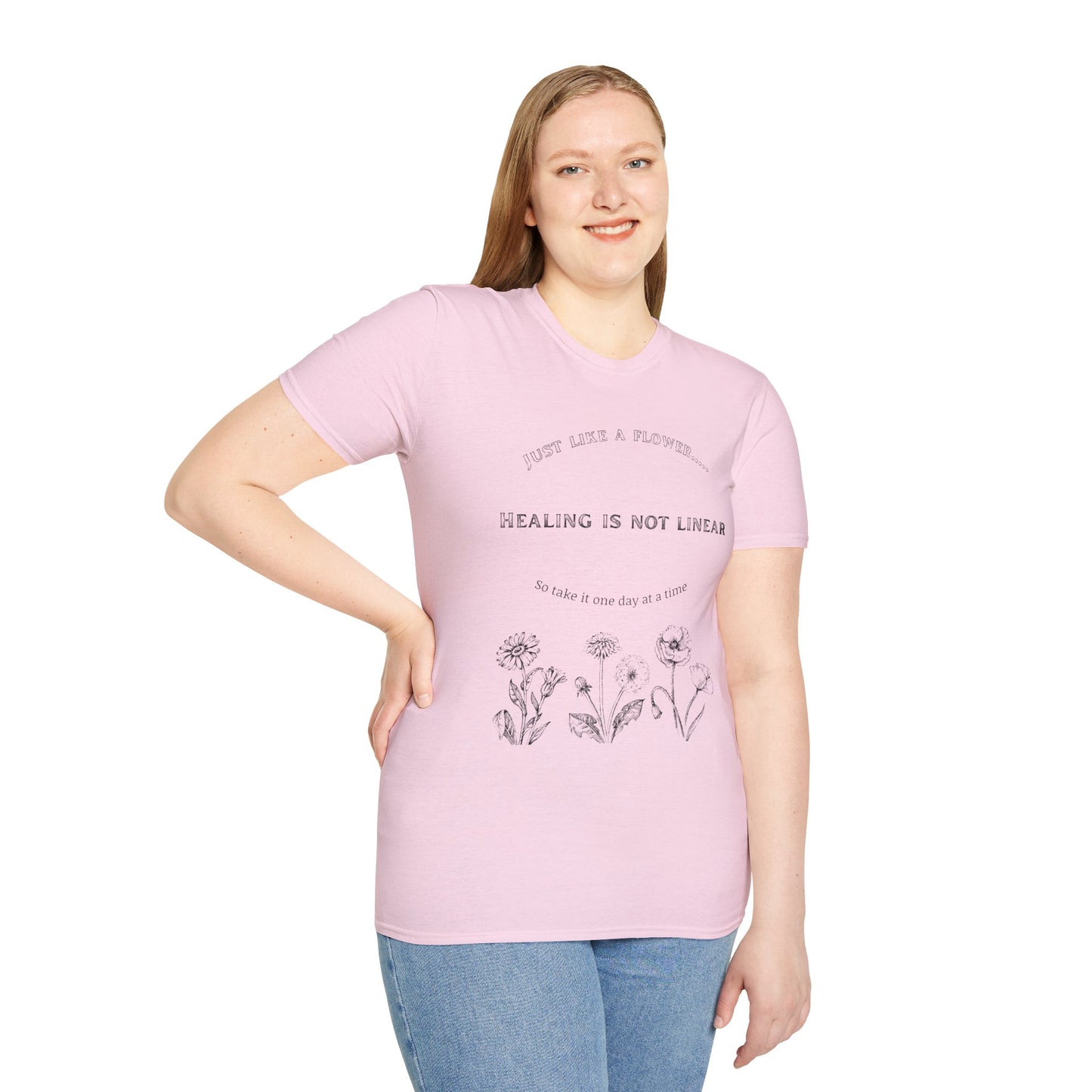 Healing Messages Unisex T-Shirt | Inspirational Apparel for Wellness, Motivational Gift, Self-Care Wear, Mindfulness Fashion