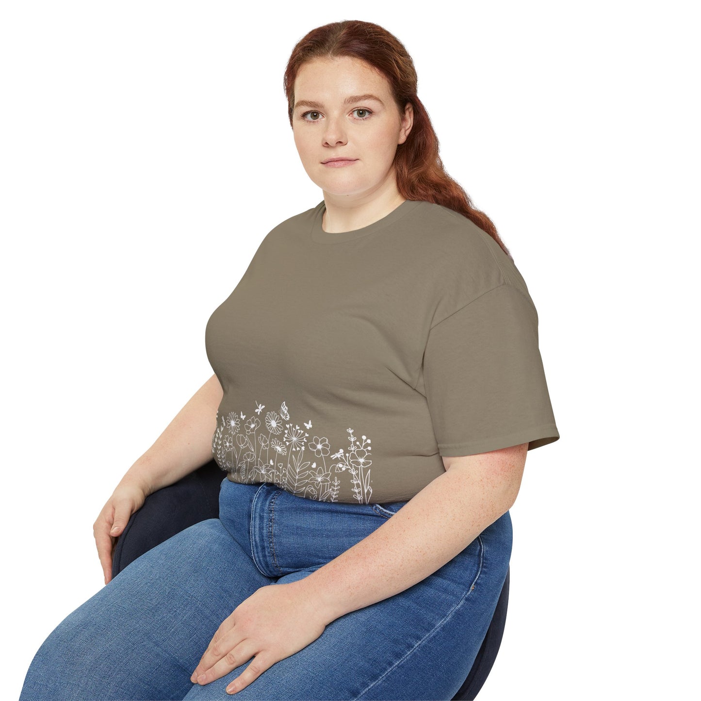 Floral Print Unisex Tee - Perfect for Spring Celebrations, Everyday Wear, Gift for Nature Lovers, Casual Style, Eco-Friendly Fashion