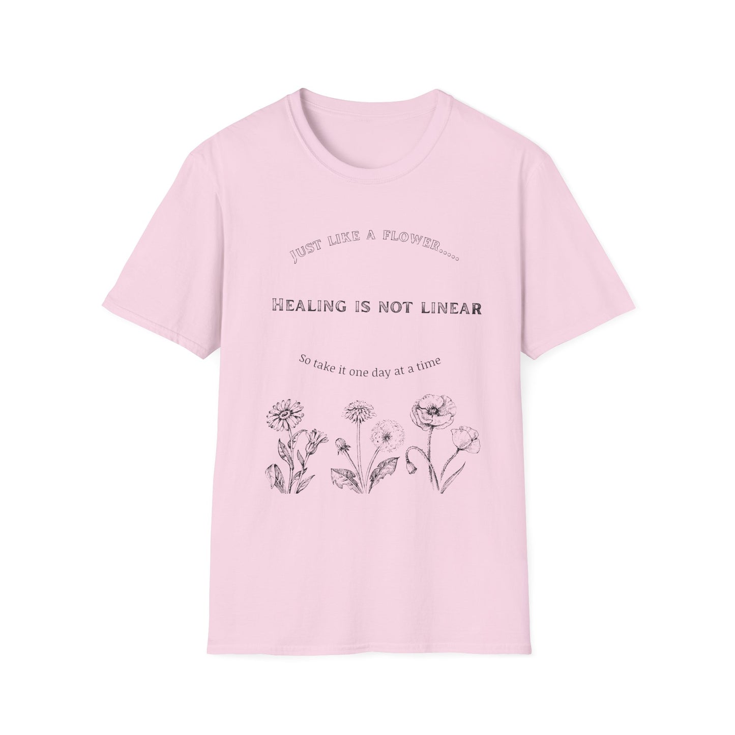 Healing Messages Unisex T-Shirt | Inspirational Apparel for Wellness, Motivational Gift, Self-Care Wear, Mindfulness Fashion