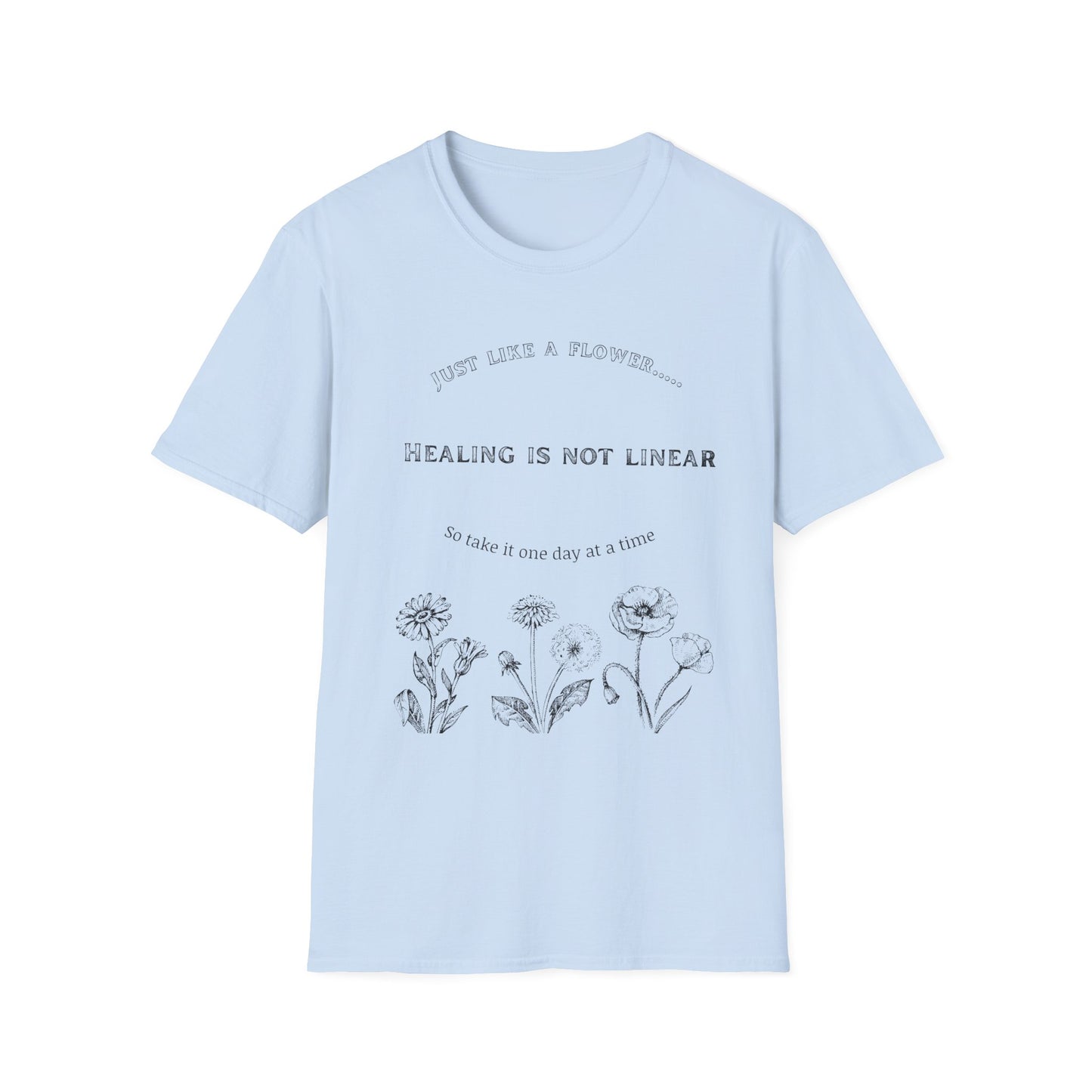 Healing Messages Unisex T-Shirt | Inspirational Apparel for Wellness, Motivational Gift, Self-Care Wear, Mindfulness Fashion