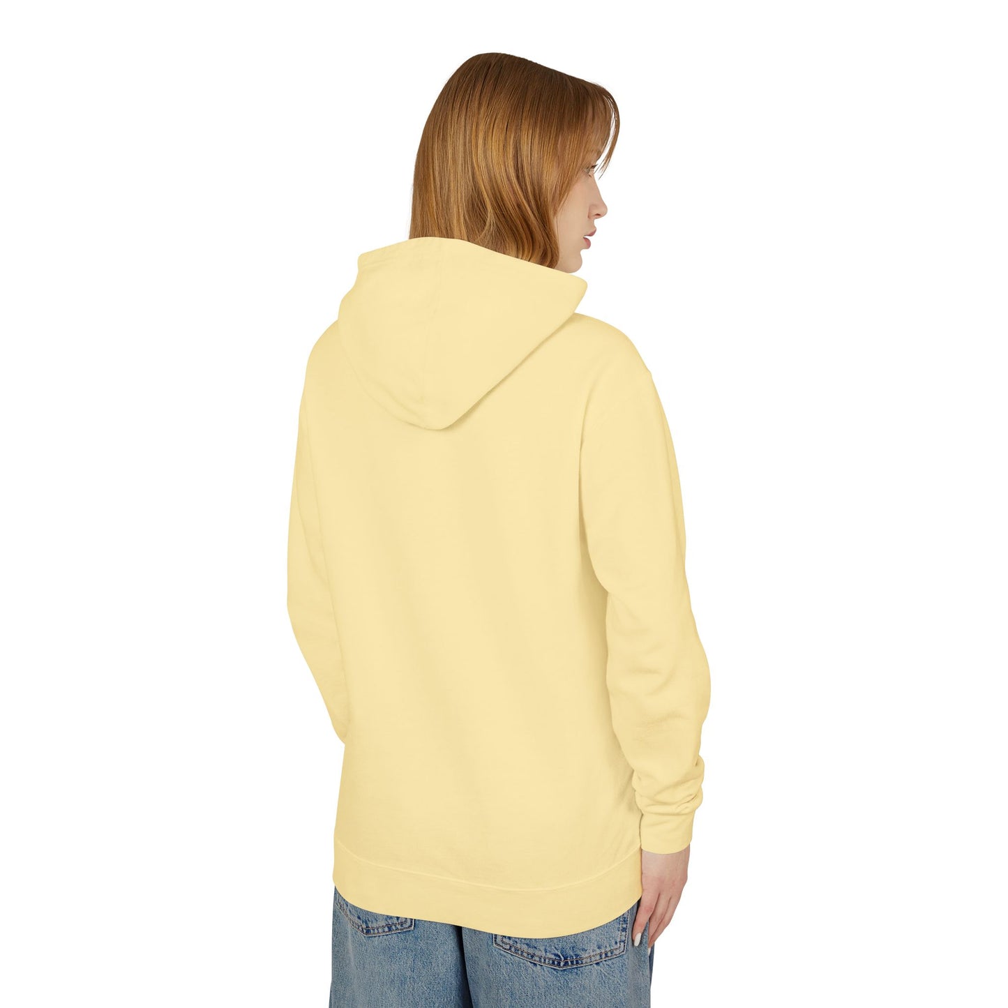 Butterfly Garden Unisex Lightweight Hoodie, Floral Sweatshirt, Gift for Nature Lovers, Butterfly Art, Cozy Layering