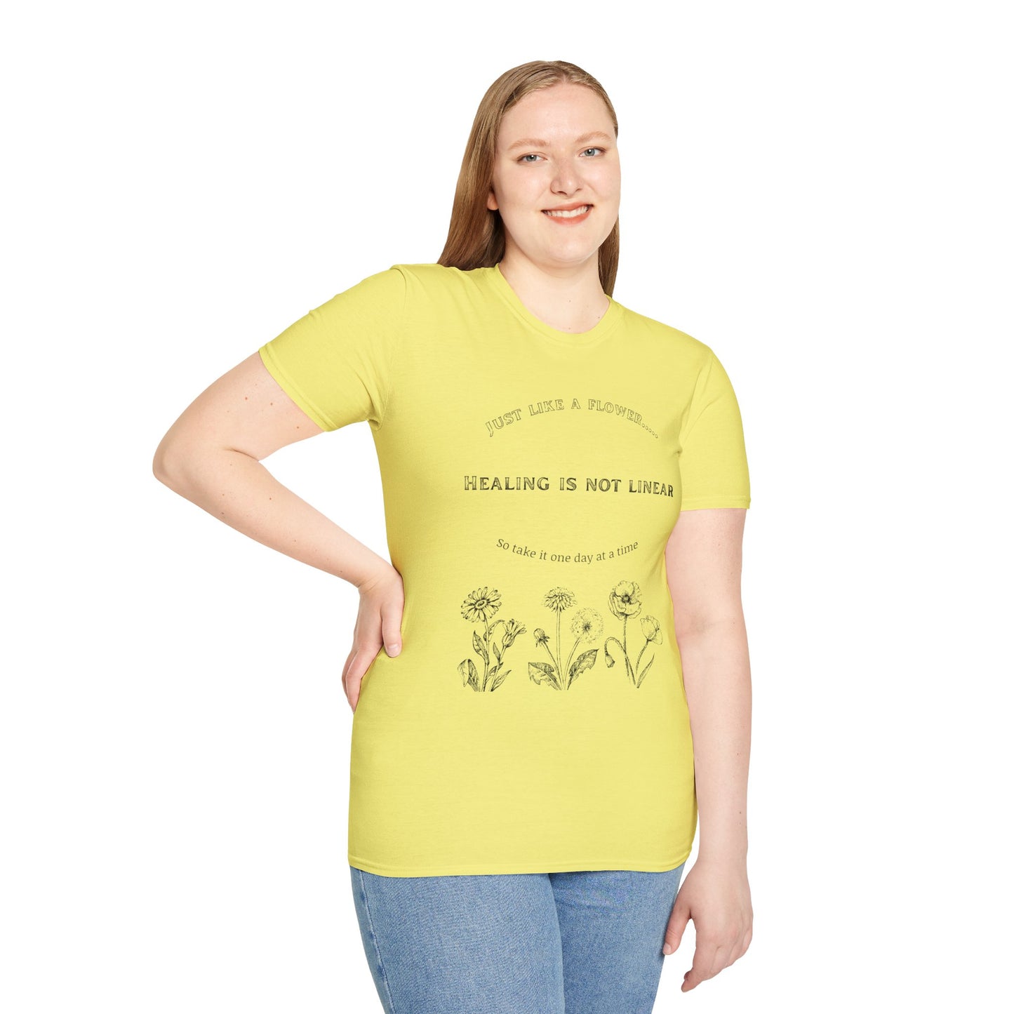 Healing Messages Unisex T-Shirt | Inspirational Apparel for Wellness, Motivational Gift, Self-Care Wear, Mindfulness Fashion