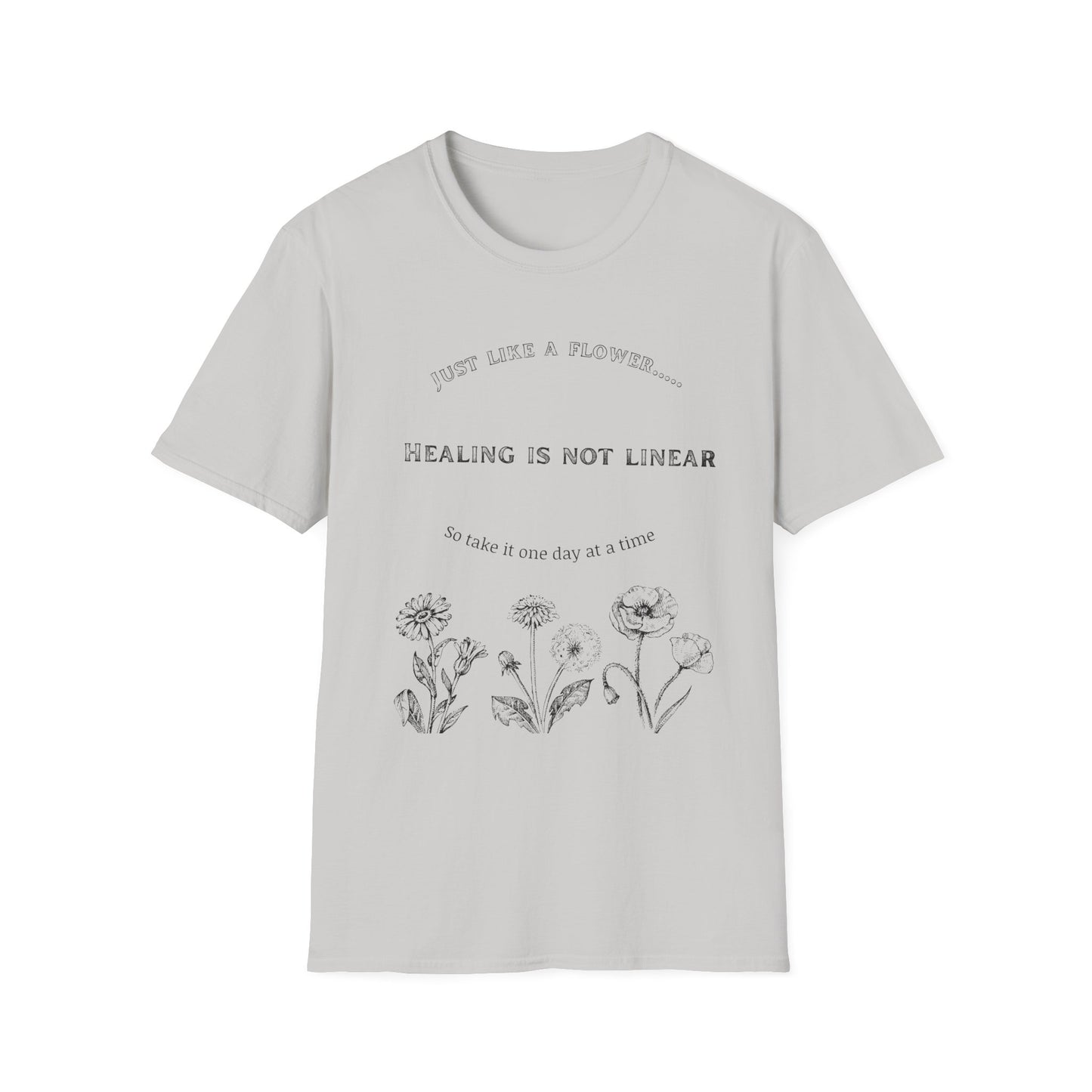 Healing Messages Unisex T-Shirt | Inspirational Apparel for Wellness, Motivational Gift, Self-Care Wear, Mindfulness Fashion