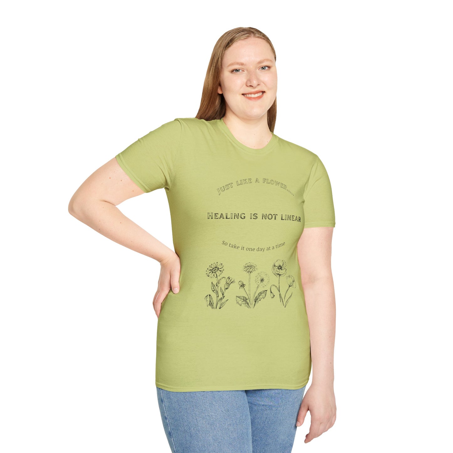 Healing Messages Unisex T-Shirt | Inspirational Apparel for Wellness, Motivational Gift, Self-Care Wear, Mindfulness Fashion