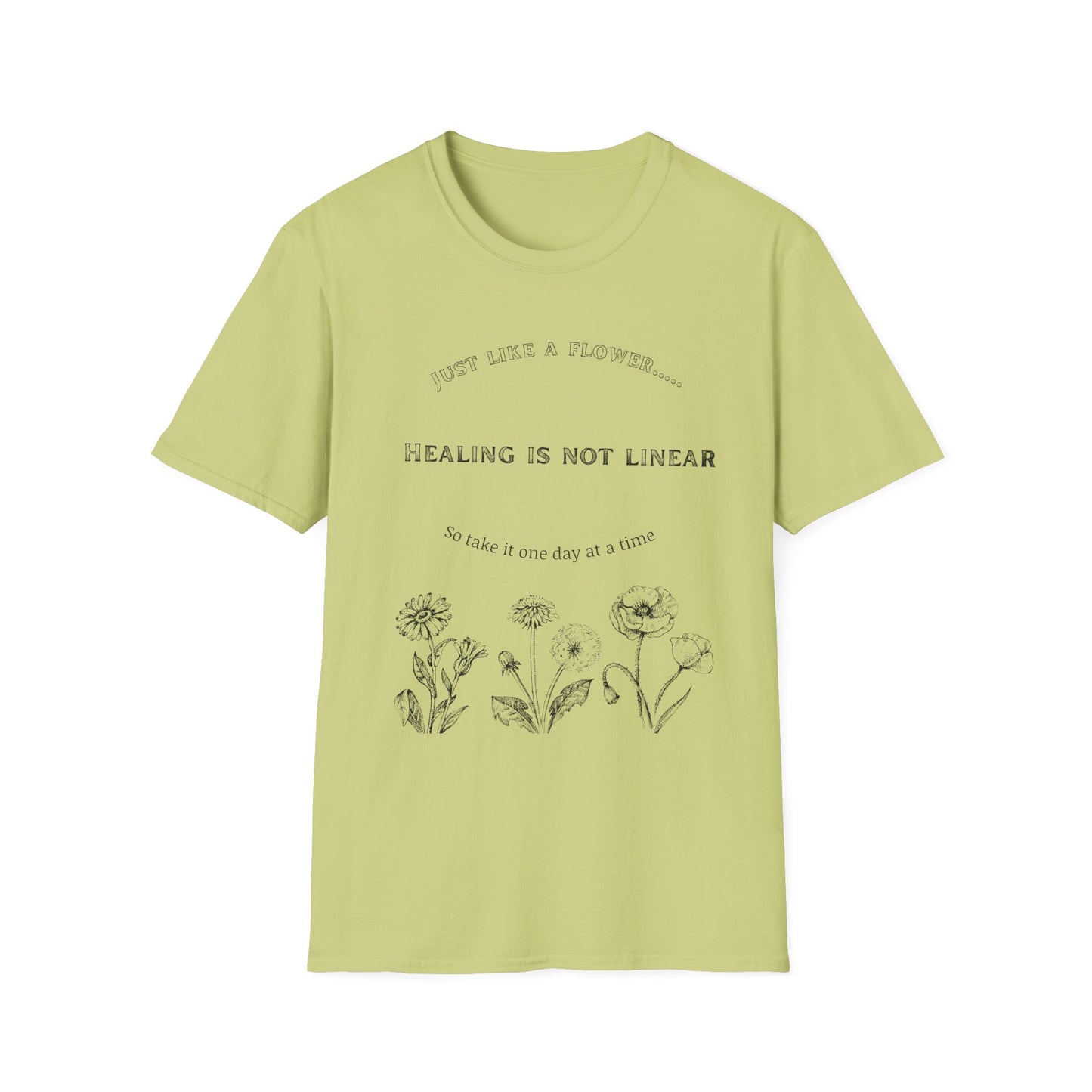 Healing Messages Unisex T-Shirt | Inspirational Apparel for Wellness, Motivational Gift, Self-Care Wear, Mindfulness Fashion