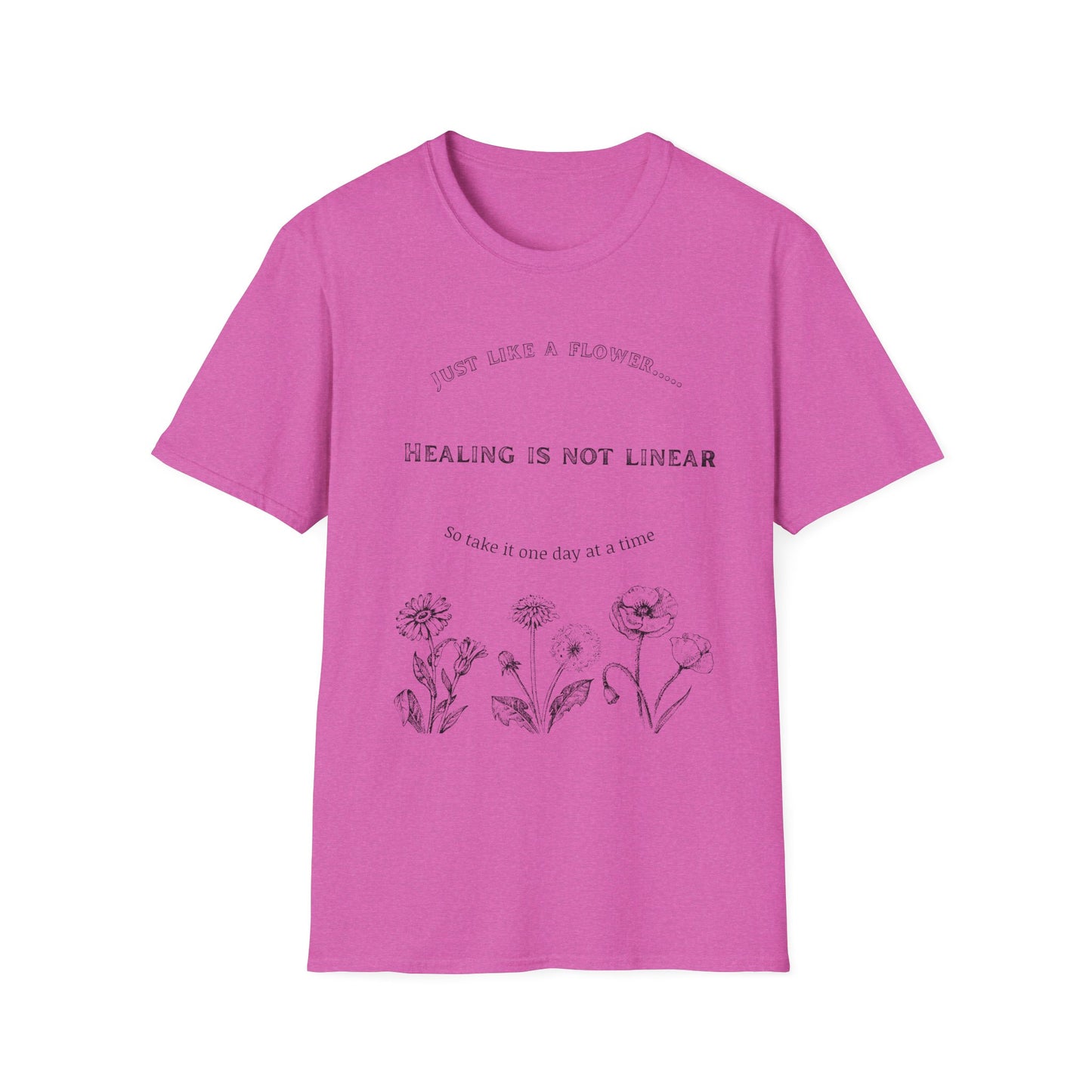 Healing Messages Unisex T-Shirt | Inspirational Apparel for Wellness, Motivational Gift, Self-Care Wear, Mindfulness Fashion