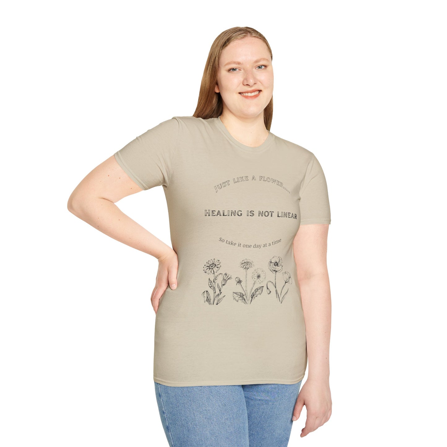 Healing Messages Unisex T-Shirt | Inspirational Apparel for Wellness, Motivational Gift, Self-Care Wear, Mindfulness Fashion